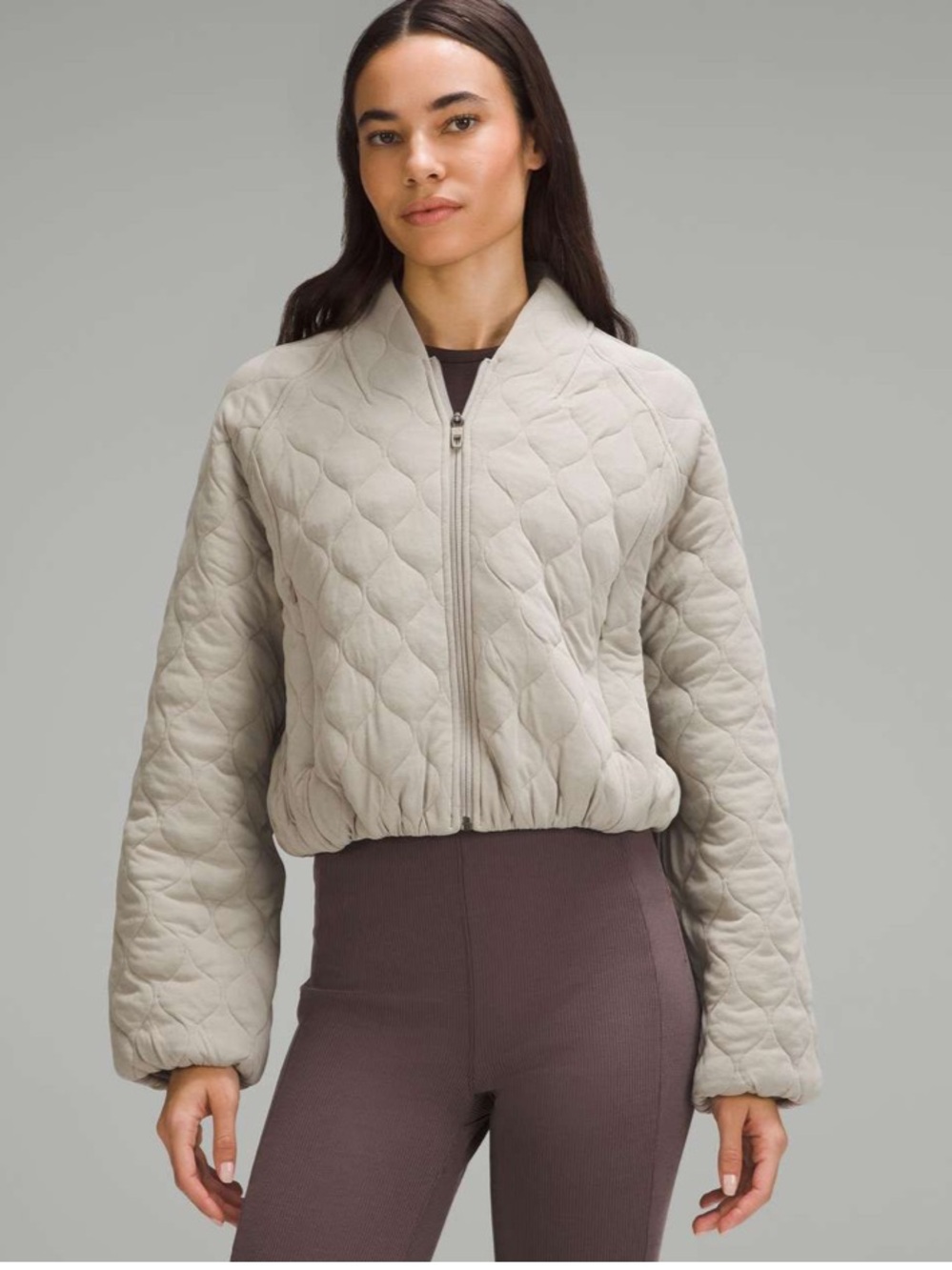 Lululemon Quilted Bomber Jacket